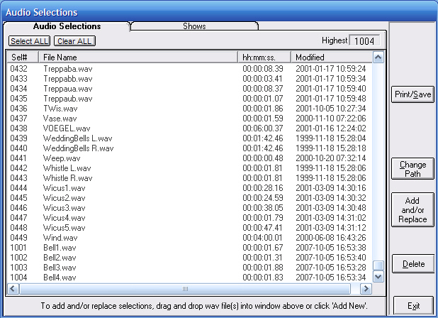 Contents Window