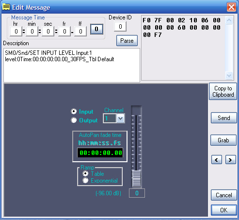Set Input Level