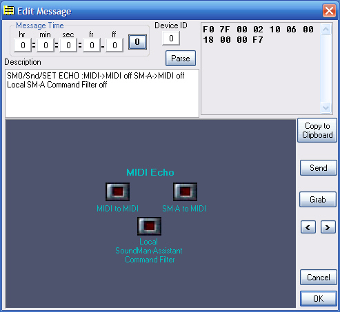 Set MIDI Echo